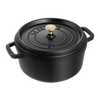 STAUB Round Cast Iron Dutch Oven – 4 Qt