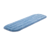 Light blue microfiber replacement mop head designed for deep cleaning hard floors, compatible with popular floor mops, ideal for Home & Decor and Household Cleaning collections.