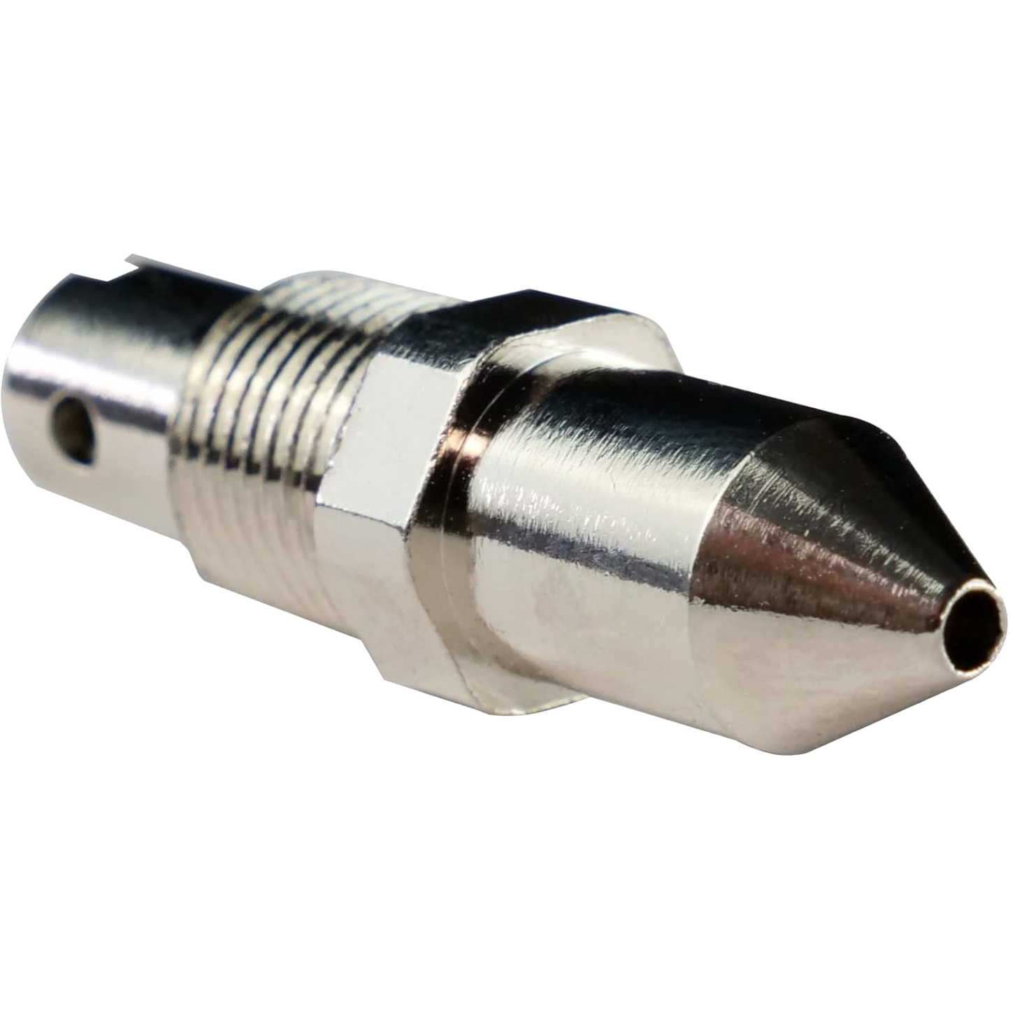 Close-up of a polished metal replacement part for pressure canners and cookers, designed for maintaining optimal function, featured in Kitchen & Food, Food Preservation, and Canning collections.