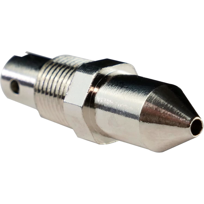 Close-up of a polished metal replacement part for pressure canners and cookers, designed for maintaining optimal function, featured in Kitchen & Food, Food Preservation, and Canning collections.
