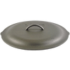 Handcrafted cast iron lid with self-basting tips, designed for cast iron skillets, seasoned with natural vegetable oil, ideal for Kitchen & Food, Cookware, Cast Iron, and Best Sellers collections.