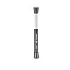 Compact firestarter tool with a black handle and stainless steel plunger, designed for reliable use in camping, emergency supplies, and farm tool collections.