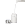 Clear glass sugar dispenser with stainless steel lid and wide side spout for easy, controlled pouring, designed to prevent moisture and clumping, ideal for Kitchen & Food, Kitchen Gadgets, Kitchen Accessories, Storage and Serving, Best Sellers, and Promo Eligible collections.