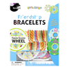 Colorful kit featuring a friendship bracelet wheel and vibrant thread designs, perfect for creative projects in Toys, Books & Games and Arts and Crafts collections.