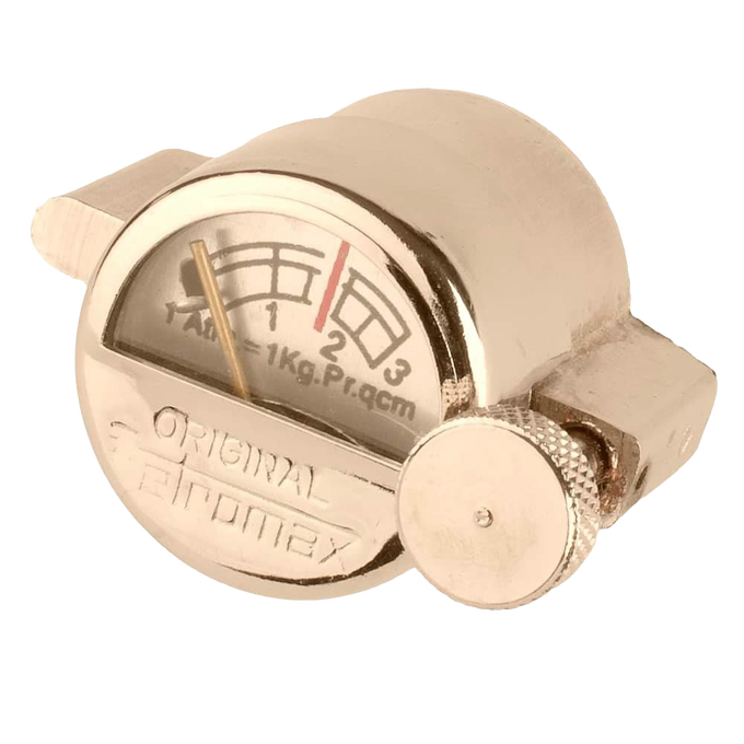 Compact metal manometer gauge for accurate pressure monitoring, designed for lamps, featured in Lamps & Lighting, Parts and Accessories, Other Parts, Best Sellers, and Promo Eligible collections.