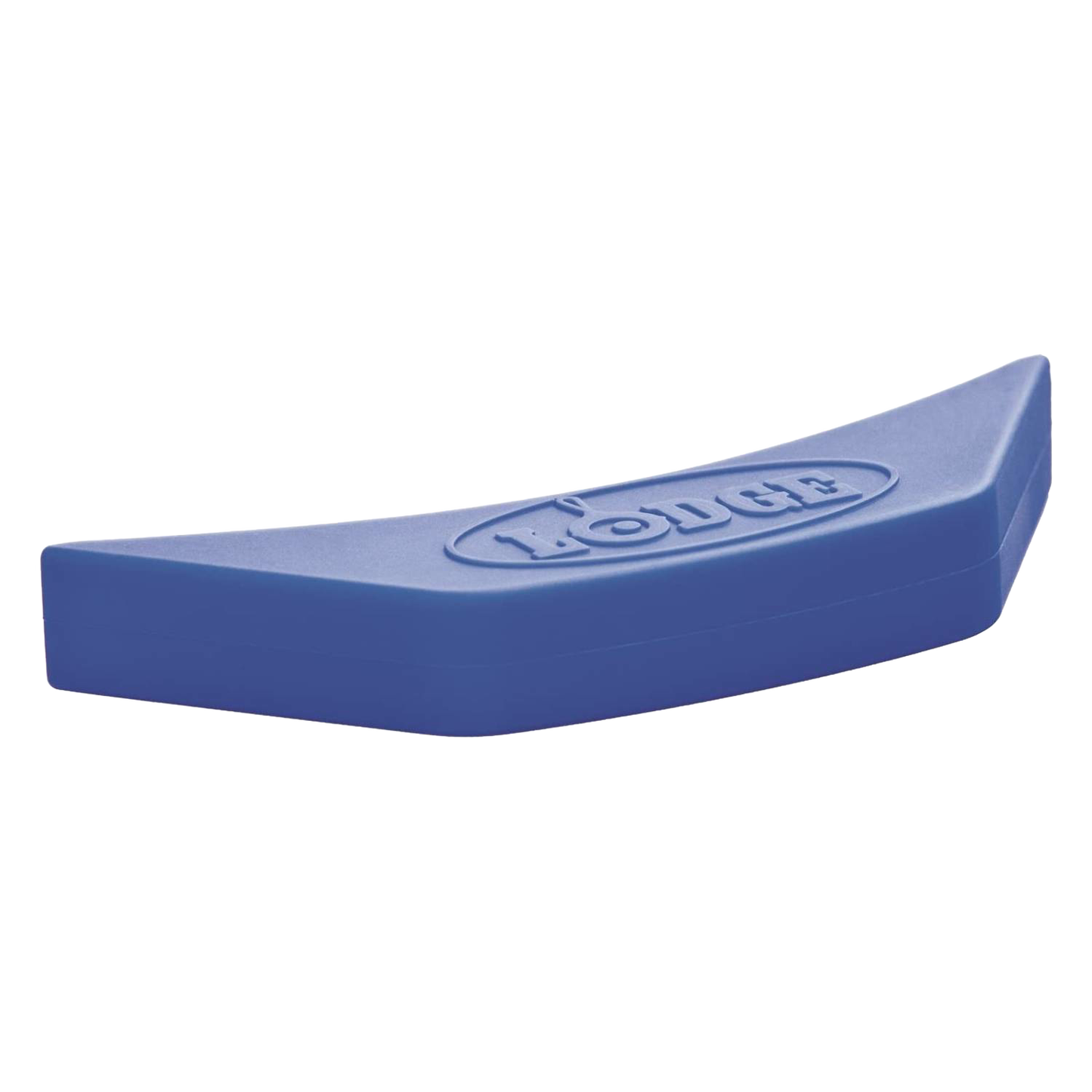 Blue silicone handle cover designed to protect hands from heat when gripping cast iron cookware, ideal for Kitchen & Food, Cookware, Cast Iron, Best Sellers, and Promo Eligible collections.