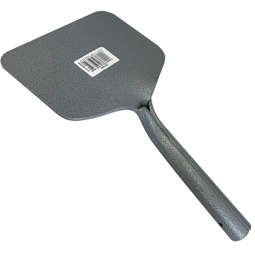 Powder-coated steel hoe head with solid, textured finish and integrated handle, designed for durable weeding and cultivating in farm and garden tool collections.