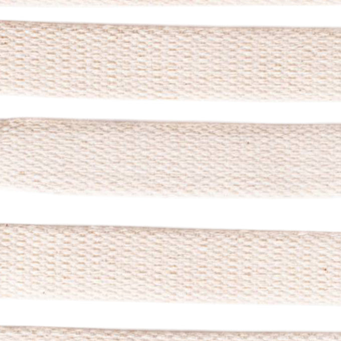 Close-up of handcrafted flat cotton wicks with tightly woven natural fibers, designed for efficient fuel flow in oil lamps, ideal for Farm, Garden & Tool and Emergency Supplies collections.
