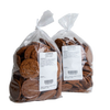 Two clear bags filled with handcrafted crispy ginger snap cookies made with warm spices and molasses, part of Kitchen & Food, Snacks and Sweets, USA Made, and Best Sellers collections.
