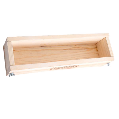 Handcrafted durable pine wooden soap loaf mold with adjustable wingnut fasteners, designed for cold process soapmaking in Health & Wellness, Soaps and Soapmaking, and USA Made collections.