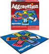 Aggravation board game featuring a colorful star-shaped marble race track with six player areas, dice, and marbles, part of Toys, Books & Games, Children's Toys, and Table and Board Games collections.