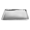 Durable stainless steel baking pan with smooth, stain-resistant surface and flat rim, ideal for versatile use in Kitchen & Food, Cookware, Baking Supplies, and Best Sellers collections.