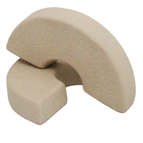 Handcrafted USA-made ceramic weight stones designed to fit numbered crocks, supporting food preservation by keeping contents submerged during fermenting in Kitchen & Food and Fermenting and Pickling collections.