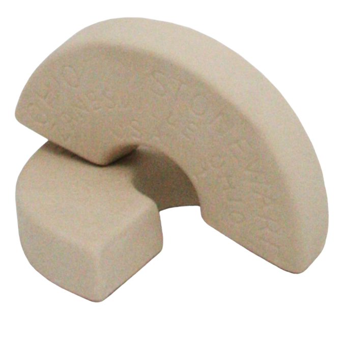 Handcrafted USA-made ceramic weight stones designed to fit numbered crocks, supporting food preservation by keeping contents submerged during fermenting in Kitchen & Food and Fermenting and Pickling collections.