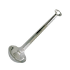 Compact stainless steel ladle with a short handle featuring a small hanging hole, perfect for serving gravies, soups, and sauces in Kitchen & Food and Storage and Serving collections.