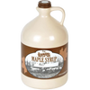 Unique handcrafted jug of medium amber maple syrup with classic brown label featuring vintage imagery, perfect for Kitchen & Food, Pantry, USA Made, and Best Sellers collections.