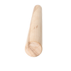 Smooth, light-colored wooden food stamper with a round flat end, designed for pressing ingredients in small crocks and jars, featured in Kitchen & Food and Food Preservation collections.