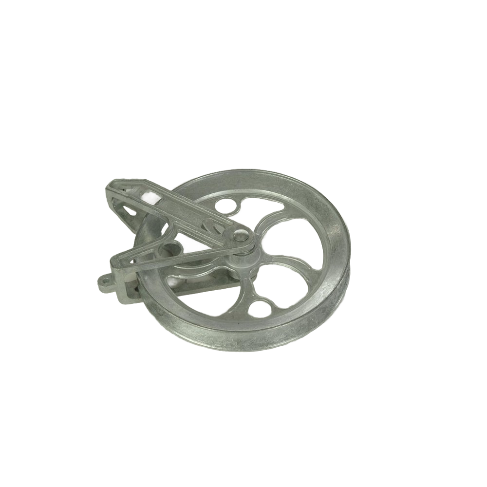 Handcrafted rustproof zinc pulley with durable construction, designed for smooth clothesline movement, ideal for Home & Decor, Laundry Supplies, Clothesline Accessories, and Best Sellers collections.