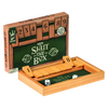 Wooden Shut the Box game set with hinged number tiles from 1 to 9 and two dice, part of Toys, Books & Games, Children's Toys, Games and Puzzles, Table and Board Games collections.