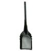 Handcrafted steel ash shovel with a wide scoop and ergonomic handle, made in USA, designed for easy ash removal from fireplaces and wood stoves, featured in Hearth Accessories and Stoves collections.
