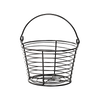 Wired small egg basket with a sturdy handle, designed for easy collecting, cooling, and washing of eggs, suitable for Farm, Garden & Tool, Animal Care, and Chicken Accessories collections.