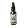 Unique handcrafted amber glass bottle of locally-made beard oil with dropper cap, featuring natural ingredients for grooming in Health & Wellness, USA Made, and Best Sellers collections.