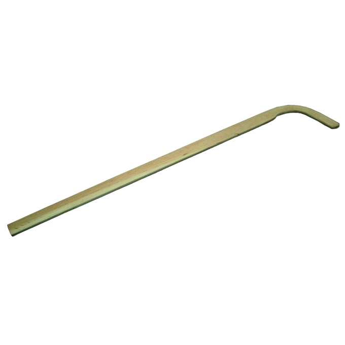 Durable Amish crafted hardwood cultivator handle with a smooth finish and a curved end, made in the USA, featured in Farm, Garden & Tool, Digging and Cultivating, Best Sellers, and Promo Eligible collections.