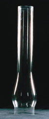Tall clear glass oil lamp chimney with a 2-5/8 inch base, designed for lamps and lighting, featured in parts and accessories, chimneys and globes, and best sellers collections.