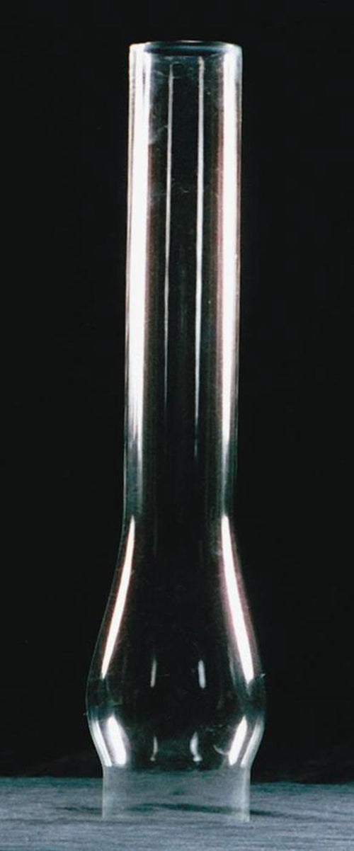 Tall clear glass oil lamp chimney with a 2-5/8 inch base, designed for lamps and lighting, featured in parts and accessories, chimneys and globes, and best sellers collections.