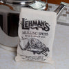 Handcrafted cotton muslin bag of Lehman's mulling spices featuring cinnamon, dried citrus, and aromatic herbs, perfect for Kitchen & Food, Beverages, USA Made, and Best Sellers collections.