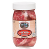 Clear glass jar filled with boneless pickled pork hocks, handcrafted and made in the USA, featured in Kitchen & Food, Pantry, and Best Sellers collections.