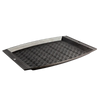 Handcrafted cast iron grill topper pan with perforated surface for enhanced grill flavor, designed in the USA for Kitchen & Food, Cast Iron, and Cookware collections.