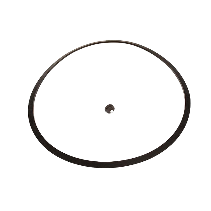 Flexible black sealing ring for pressure cookers, compatible with early Presto models, featured in kitchen, canning, and food preservation accessories collections.