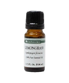 Amber glass bottle of lemongrass essential oil with black cap, labeled 100% pure and crafted for Health & Wellness, Soaps and Soapmaking, and Candlemaking Supplies collections.