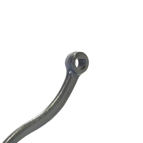 Handcrafted metal hand crank with a smooth ergonomic grip, designed for specialty butchering and kitchen equipment, made in USA, ideal for Specialty Equipment and Best Sellers collections.