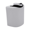 White plastic liquid waste container with a wide screw-top lid and black carrying strap, designed for use with composting toilets, featured in appliances and best sellers collections.