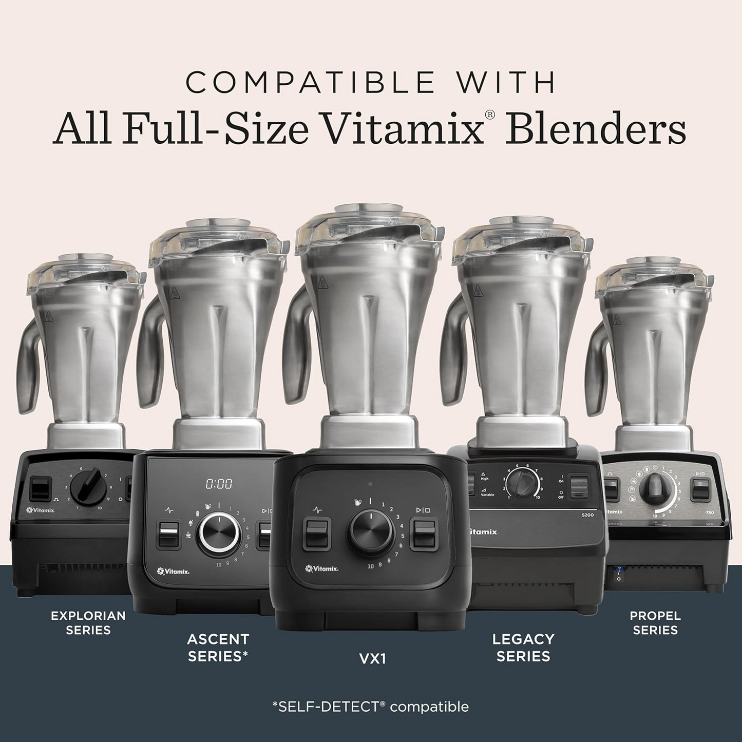Vitamix 48-Ounce Stainless Steel Container