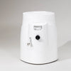 White electric grain mill with simple rounded design, featuring adjustable speed control and power cord, suitable for Kitchen & Food, Grain Mills, and Bread Making Supplies collections.