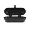 Open cast iron potato cooker with hinged lid, crafted for even heat distribution over campfires or grills, ideal for outdoor cooking in Farm, Garden & Tool, Camping, and Best Sellers collections.