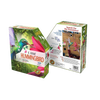 Handcrafted 300-piece hummingbird-shaped jigsaw puzzle with full-color image and educational fun facts, ideal for Toys, Books & Games, Children's Toys, and Puzzles collections.