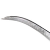 Curved scythe blade with a finely textured metal surface, designed for easier cutting through dense growth; featured in Farm, Garden & Tool, Lawncare, and Best Sellers collections.