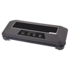 Compact black electric vacuum sealer with digital control panel for airtight food preservation, featured in Kitchen & Food, Food Preservation, Freezing, Best Sellers, and Promo Eligible collections.