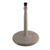 Handcrafted solid hardwood milking stool with a single turned leg and round seat, designed for comfort and back support, made in USA, featured in Farm, Garden & Tool and Animal Care collections.