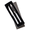 Set of two stainless steel kitchen tools featuring a heavy-duty paring knife and vegetable peeler with sleek handles, designed for efficient food prep, part of USA Made and Kitchen Knives collections.