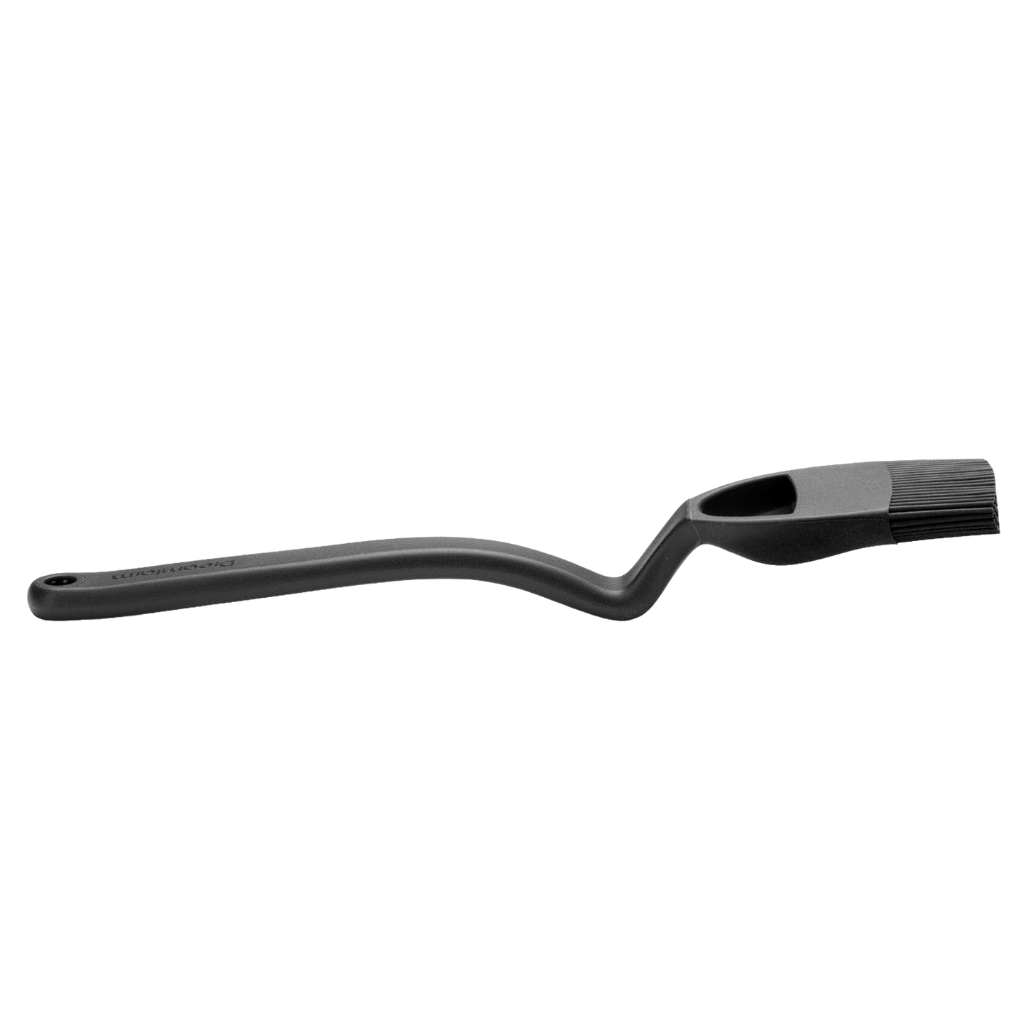 Brizzle basting brush in black with ergonomic angled handle and flexible head featuring multiple holes to control liquid release, ideal for Kitchen & Food and Grilling collections.