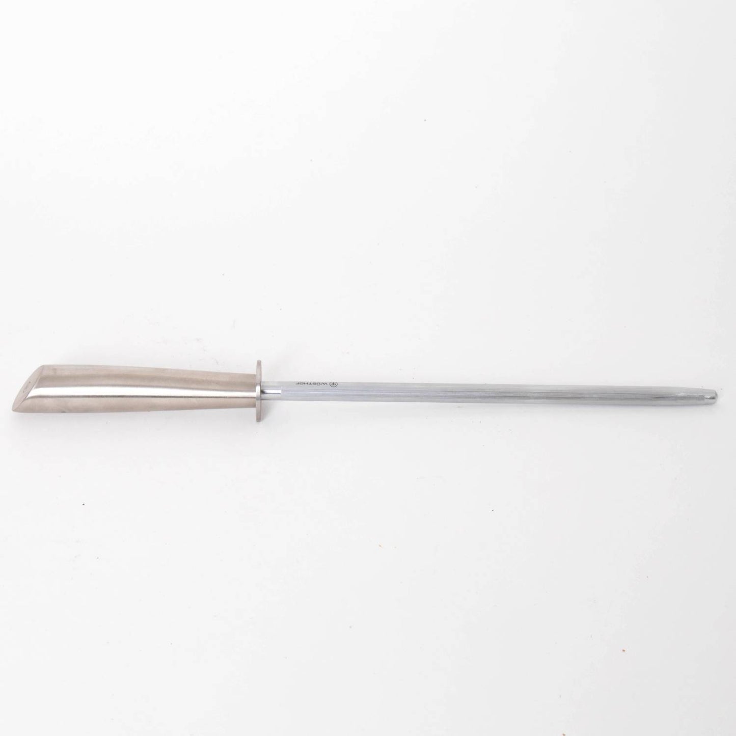 Long honing steel with a beige handle designed for sharpening kitchen knives, ideal for Farm, Garden & Tool, Kitchen & Food, Knives & Axes, and Food Prep collections.