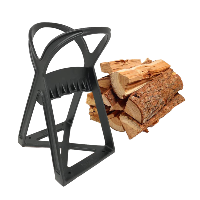Durable kindling splitter with wide mouth design for safely cutting logs into firewood, ideal for Farm, Garden & Tool and Wood Cutting and Hauling collections.