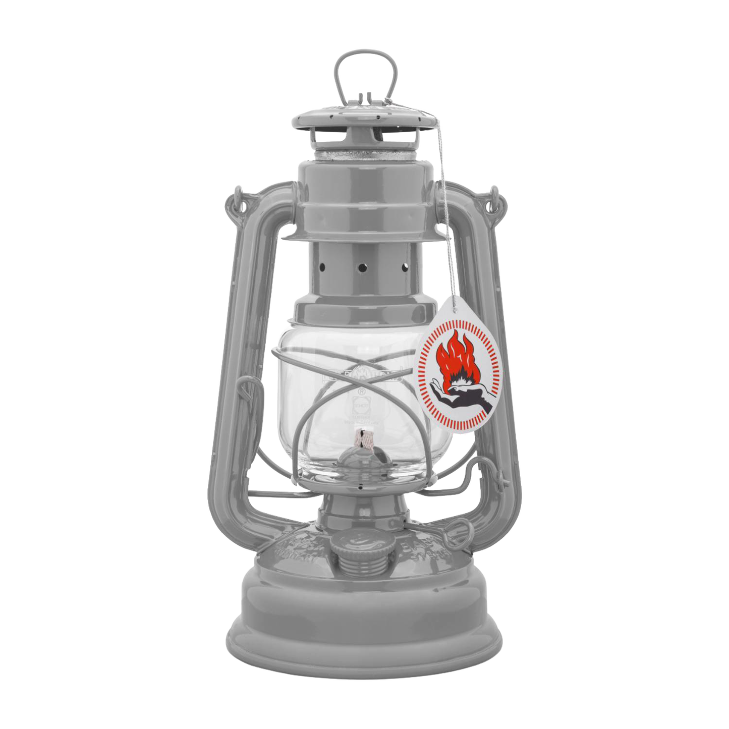 Handcrafted galvanized oil lantern with durable heat-resistant SUPRAX globe and corrosion-resistant finish, perfect for Lamps & Lighting, Camping, and Emergency Supplies collections.