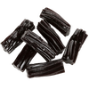 Soft and rich black licorice pieces made with real licorice root extract, handcrafted for a distinct flavor, featured in Kitchen & Food, Snacks and Sweets, Candy, Best Sellers, and Promo Eligible collections.