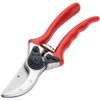 Heavy-duty bypass pruners with drop-forged high-carbon steel blades and ergonomic red handles, designed for cutting thicker stems in Farm, Garden & Tool and Lawncare collections.
